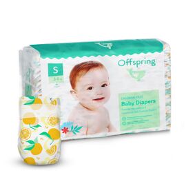 Подгузники Offspring Tangy Orange Размер S 3-6 кг 48 шт (DP-OI-FAT-S48P-TGYORN)