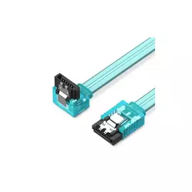 Кабель для передачи данных SATA 3.0 7pin F/F 0.5m L Blue Vention (KDDSD)