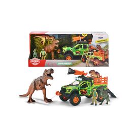Игровой набор Dickie Toys Охота на динозавров, внедорожник со звук. и свет. эфф., 3 динозавра, 1 фигурка (3837026)
