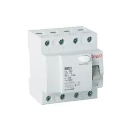 Дифференциальное реле (УЗО) ONESTO 3п+N 32А RCD 30mA, тип AC (KRC3) (5810.)