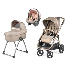 Коляска Peg-Perego 3в1 Veloce Belvedere SLK с подставкой к люльке (Mon Amour) (PACK-VEL31SLK00011)
