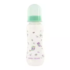 Пляшечка для годування Baby Team З силіконовою соскою 250 мл (4824428011211)