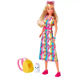 Кукла Simba Штеффи Путешествие с собачкой с рюкзаком-переноской (5733533)