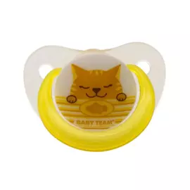 Пустушка Baby Team Латексна ортодонтична від народження (4824428032001)