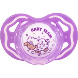 Пустушка Baby Team Силіконова ортодонтична від 6 місяців (4824428030113)