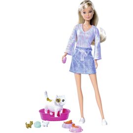 Кукла Simba набор Штеффи Беременная кошка с 2 котятами и аксессуарами (5733651)