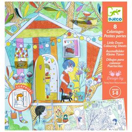 Набор для творчества Djeco Раскраска Игровые палатки Нины (DJ09683)