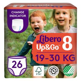 Подгузник Libero Up&Go Размер 8 (19-30 кг) 26 шт (7322541743448)