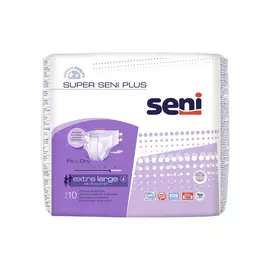 Подгузники для взрослых Seni Super Plus Extra large 10 шт (5900516696795)