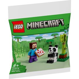 Конструктор LEGO Minecraft Стив и малыш-панда (30672)
