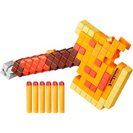 Игрушечное оружие Hasbro Бластер-топор NERF Minecraft Minecraft Firebrand (F8953)