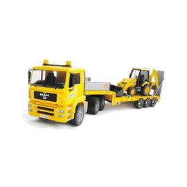 Спецтехника Bruder Тягач Man TGA с экскаватором JCB MIDI CX (01654)