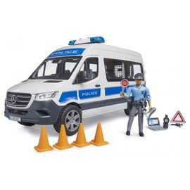 Спецтехника Bruder Полицейское авто MB Sprinter с полицейским и аксессуарами (02683)