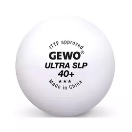 М'ячик для настільного теніса Gewo Ultra SLP 40+ ITTF 6 шт (81351200) (931057)