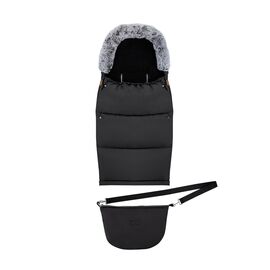 Зимний конверт MoMi Sleeping bag 2 в 1 black (AKCE00050)