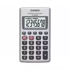 Калькулятор Casio HL-820VA-W-EP, серебряный (CALC-CAS-HL-820VA-W)