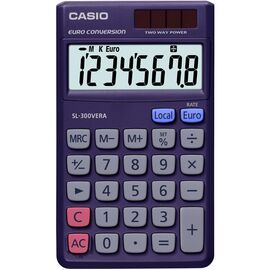 Калькулятор Casio SL-300VERA-WA-EP, темно-синий (CALC-CAS-SL-300VERA)