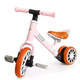 Беговел Ecotoys Велосипед 2 в 1 Energy pink (LC-V1307 PINK)