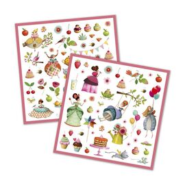 Набір для творчості Djeco Наклейки 160 шт Чаювання принцес (DJ08884)