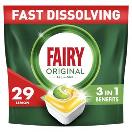 Таблетки для посудомоечных машин Fairy Original All in One Lemon 27 шт. (8006540726891)