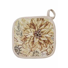 Кухонная прихватка Прованс гобеленовая Золотой праздник 20х20 см (037829)