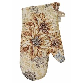 Кухонная прихватка Прованс Рукавица гобеленовая Золотой праздник 32х16 см (037831)