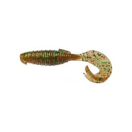 Силікон рибальський Keitech Flapper Grub 4" (7 шт/упак) ц:ea#02 peach green flk. (1551.09.54)