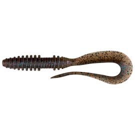 Силікон рибальський Keitech Mad Wag Mini 2.5" (12 шт/упак) ц:207 green pumpkin pp. flk (1551.07.35)