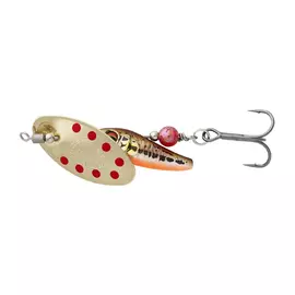 Блешня Savage Gear Sticklebait Spinner 3 9.1g Minnow Gold Red (1854.44.81)