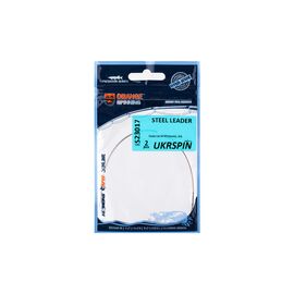 Поводок Ukrspin Orange Spinning сталь AFW пайка 15см 9кг(20lb)/0.3мм (2шт/уп (1590.01.38)