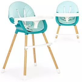 Стульчик для кормления Ecotoys 2 в 1 SMART Blue (HA-004 BLUE)