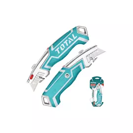 Нож монтажный Total THT5116118 висувне лезо 61x19мм, довжина 180мм. (THT5116118)