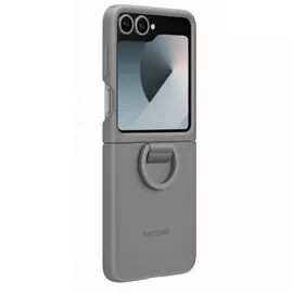 Чехол для мобильного телефона Samsung Silicone Cover with Ring Samsung Galaxy Flip 6 Gray (EF-PF741TJEGUA)