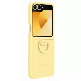 Чехол для мобильного телефона Samsung Silicone Cover with Ring Samsung Galaxy Flip 6 Yellow (EF-PF741TYEGUA)