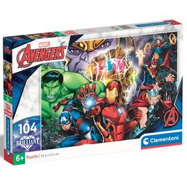 Пазл Clementoni Avengers серія Brilliant, 104 елементи (20181)