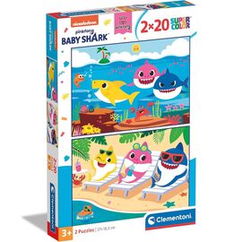 Пазл Clementoni Baby Shark, 2 шт по 20 элементов (24777)