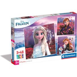 Пазл Clementoni Frozen 3 шт по 48 элементов (25297)