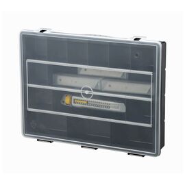 Нож монтажный Stanley Interlock 165 мм, + 50 лезвий 18мм, кейс (STHT10018-9)