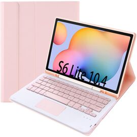 Чехол для планшета BeCover Keyboard+TouchPad Samsung Tab S6 Lite 10.4 P610/P613/P615/P619 Pink (712365)