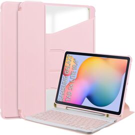 Чехол для планшета BeCover 360° Rotatable + Keyboard Samsung Tab S6 Lite 10.4 P610/P613/P615/P619 Pink (712408)