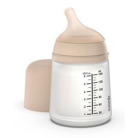 Бутылочка для кормления Suavinex Zero. Zero Beige 180 мл, медленный поток (308413)