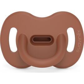 Пустышка Suavinex Colour Essence силиконовая физиологическая, 0-6 мес. коричневая (308094)