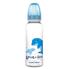 Бутылочка для кормления Canpol babies PP LOVE&SEA 250 мл голубая (59/400_blu)