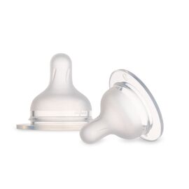 Соска Canpol babies силіконова до пляшечки S-Shape M (повільна) 2 шт (59/892)