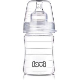 Бутылочка для кормления Lovi Diamond Glass стеклянная 150 мл (74/100)