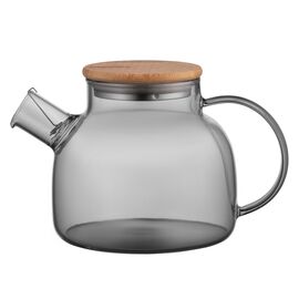 Заварник Ardesto Graphite, 1000мл, боросилікатне скло, бамбук, cірий (AR3010GR)