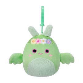 М'яка іграшка Squishmallows на кліпсі – Дракон Тов 9 см (SQCP00217)
