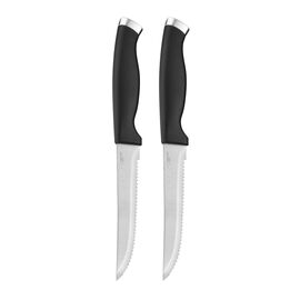 Набор ножей Ardesto Gemini Gourmet, 2 предмети, нержавіюча сталь, пластик, чорний (AR2102BL)