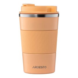 Термокружка Ardesto Urban Peach Fuzz 380мл, нержавіюча сталь (AR2638PF)