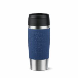 Термокружка Tefal Travel Mug Classic, 360мл, нержавіюча сталь, синій (N2020310)